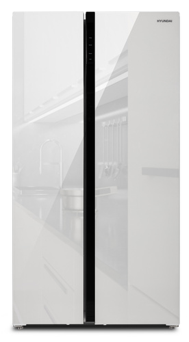 Холодильник Hyundai CS6503FV (белое стекло)