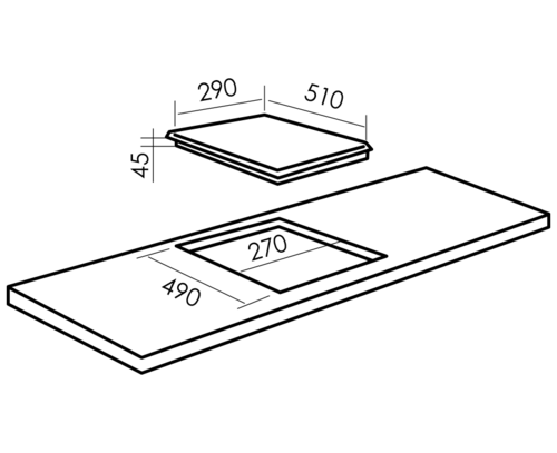 Электрическая варочная панель MBS PE-305BL