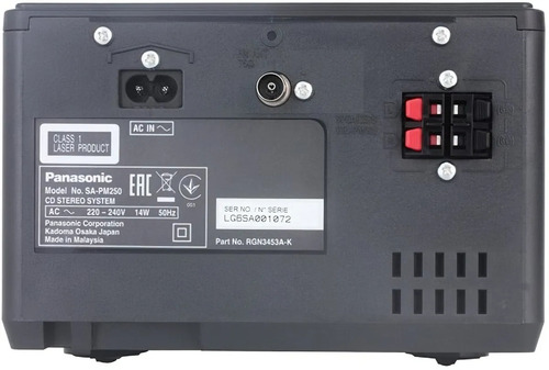 Музыкальный центр Panasonic SC-PM250EE-K