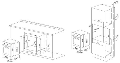 Встраиваемый духовой шкаф Graude BE 60.3 S