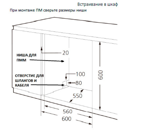 Посудомоечная машина настольная Hyundai DT403 (white)