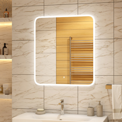 Зеркало для ванной Континент Glamour Led 800х900