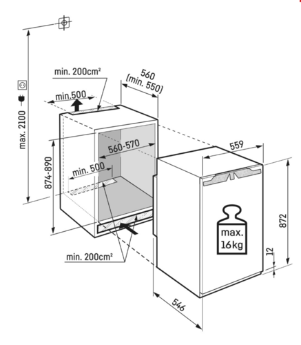 Встраиваемый холодильник Liebherr SIBa 3950-20