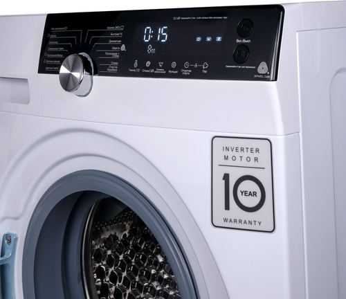 Стиральная машина Weissgauff WM 4947 DC Inverter Steam (белый)
