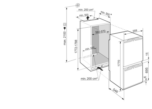 Встраиваемый холодильник Liebherr ICNf 5103-20