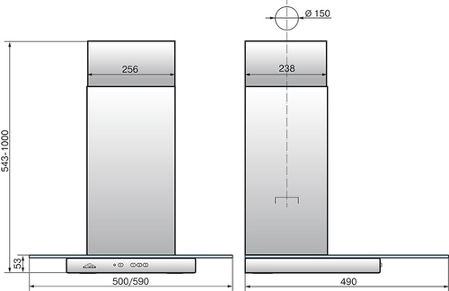 Вытяжка купольная Elikor Кристалл 60Н-430-К3Д (нержавейка/тонир)