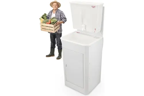 Умывальник Мастерица ЭВБО-17 (с ЭВН, с металлической тумбой)