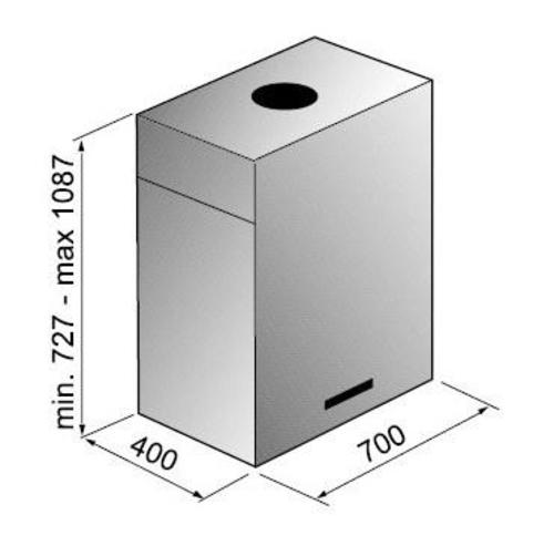 Вытяжка островная Korting KHA 7950 X Cube