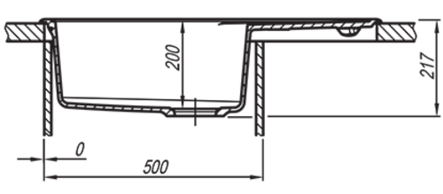 Мойка кухонная Florentina Лотос 780 (коричневый)