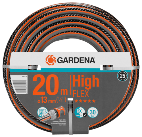 Шланг Gardena HighfLex 1/2 (20 м, черный/оранжевый)