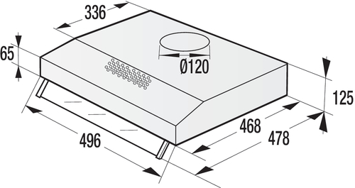 Вытяжка плоская Gorenje WHU529EW/M