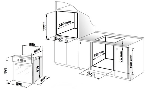 Встраиваемый духовой шкаф Гефест ЭДВ ДА 622-02 К83