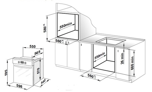 Встраиваемый духовой шкаф Гефест ЭДВ ДА 622-02 AC