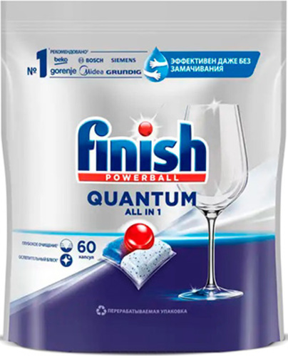 Аксессуар Finish Quantum 43102 (таблетки для пмм, 60 шт.)