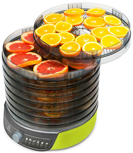 Сушилка для овощей и фруктов Мастерица EFD-1001VM (серый/оливковый)