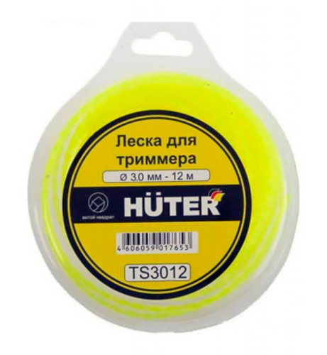 Аксессуар Huter 71/2/3 TS3012 Леска для триммера (витой квадрат)