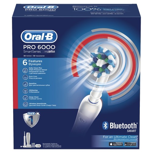 Зубная щетка Braun Oral-B Pro 6000