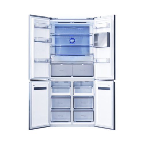 Холодильник Centek CT-1746 NF (white glass)