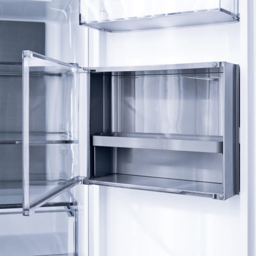 Холодильник Centek CT-1746 NF (white glass)