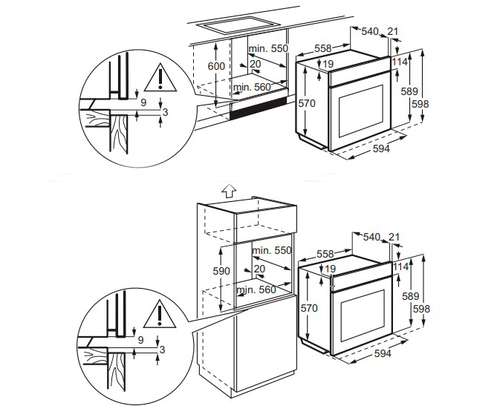 Встраиваемый духовой шкаф Electrolux COF6P76BX