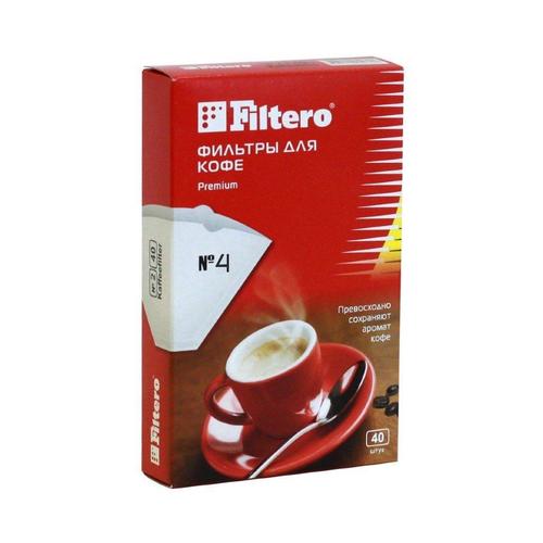 Фильтр для кофеварок Filtero 4/40 (фильтры для кофе)