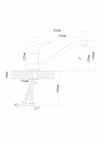 Смеситель Florentina Гамма FL (черный)