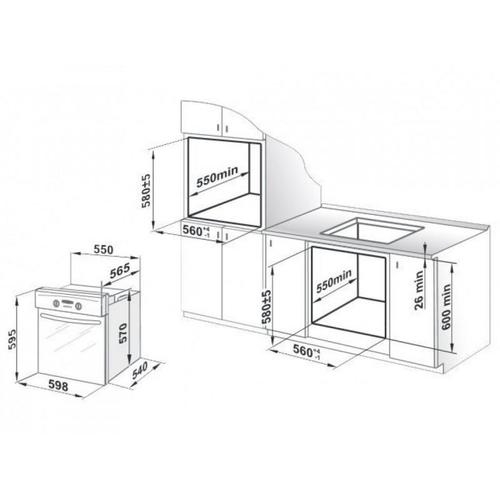 Встраиваемый духовой шкаф Гефест ЭДВ ДА 602-02 РН7