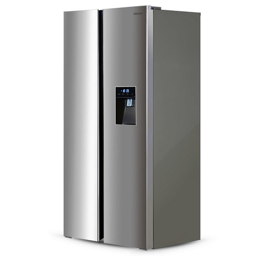 Холодильник Ginzzu NFK-521 (стальной)