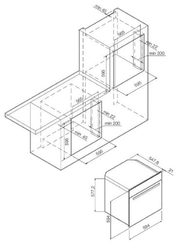 Встраиваемый духовой шкаф Graude BM 60.2 S