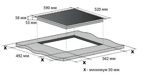 Электрическая варочная панель Hyundai HHI 6750 BG