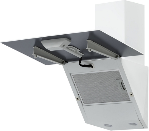 Вытяжка наклонная Krona Jina 600 (white/push button)