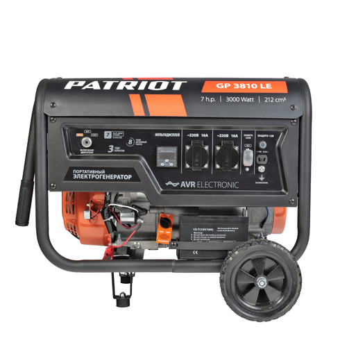 Бензиновый генератор Patriot GP 3810LE