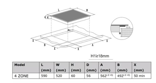 Электрическая варочная панель Haier HHY-Y64NPVB