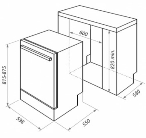 Встраиваемая посудомоечная машина Maunfeld MLP 12B