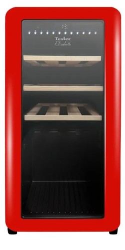 Винный шкаф Tesler CWC-188 (ruby red ld)